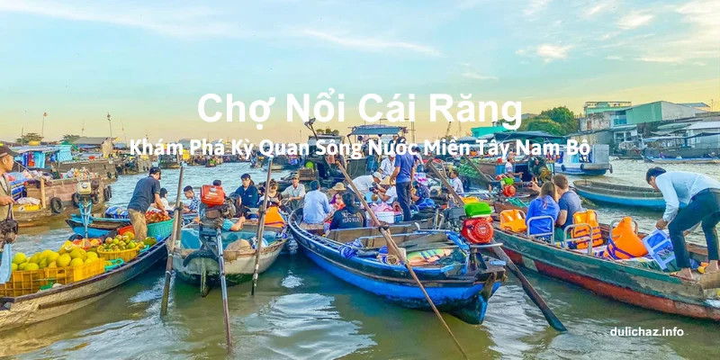 chợ nổi Cái Răng